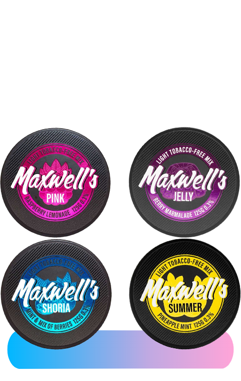 Кальянная бестабачная смесь Maxwells оптом от производителя