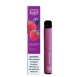 Puff Bar Plus Mixed Berries (Ягодный микс) 800 затяжек (50 мг) оптом