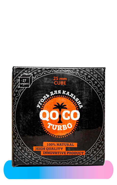 Уголь для кальянов Qoco Turbo оптом со склада производителя