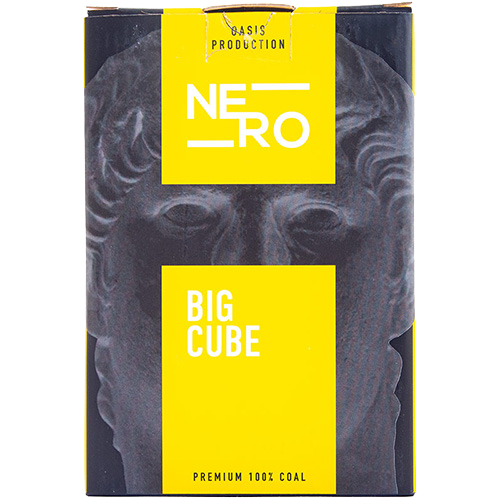 Уголь Nero 72 куб. Кокосовый 1 кг 25 мм.